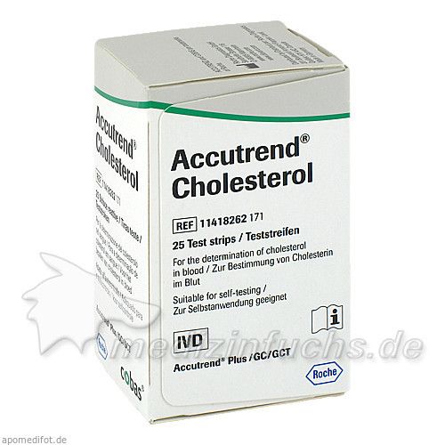ACCUTREND CHOLESTEROL, 25 ST