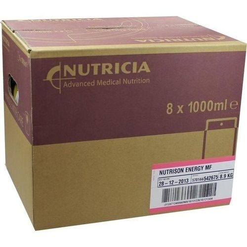 Nutrison Energy Multifibre Pack, 8X1000 ML