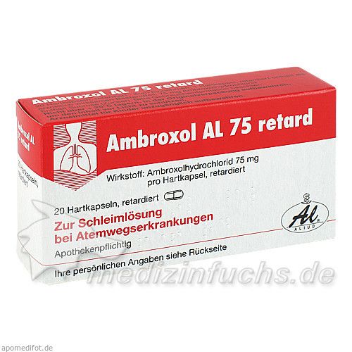 AMBROXOL AL 75 RETARD, 20 ST