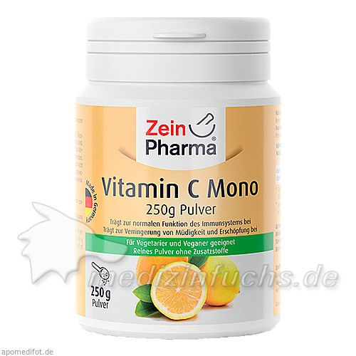 VITAMIN C Mono Pulver, 250 G