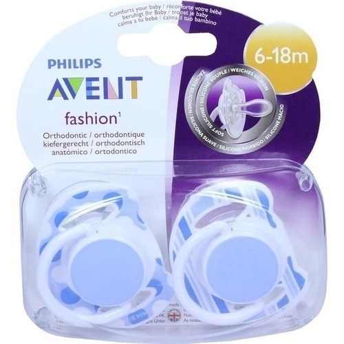 AVENT Schnuller Beruhigungssauger Boy Girl 6-18 Mo, 2 ST