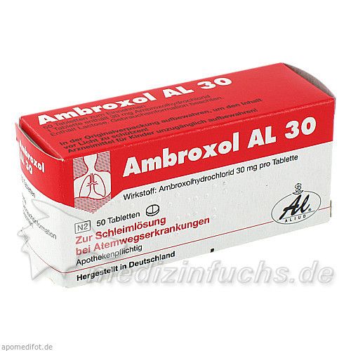 AMBROXOL AL 30, 50 ST