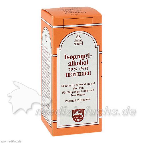 ISOPROPYLALKOHOL 70% HETTERICH, 100 ML