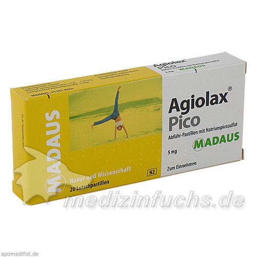 AGIOLAX PICO ABFUEHR PASTILLEN, 20 ST
