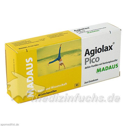 AGIOLAX PICO ABFUEHR PASTILLEN, 40 ST