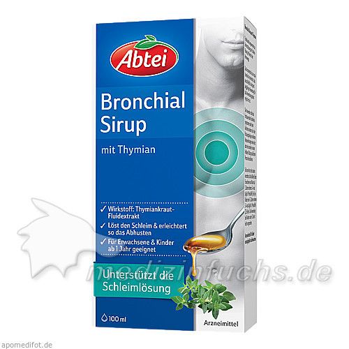 Abtei Bronchial Sirup mit Thymian, 100 ML