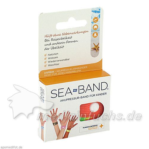 SEA-BAND Akupressurband f. Kinder, 2 ST