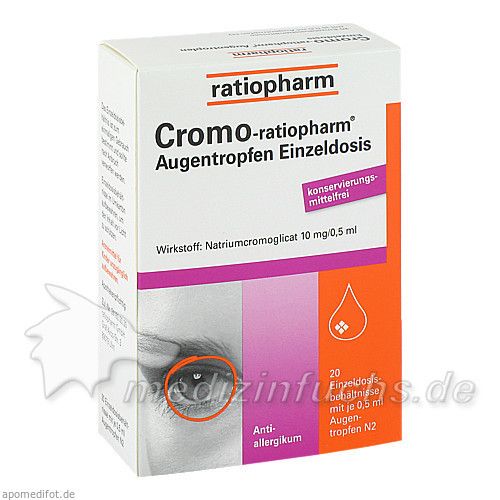 CROMO RATIOPHARM EINZELDOSIS, 20X0.5 ML