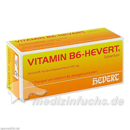 VITAMIN B6 Hevert Tabletten, 50 ST