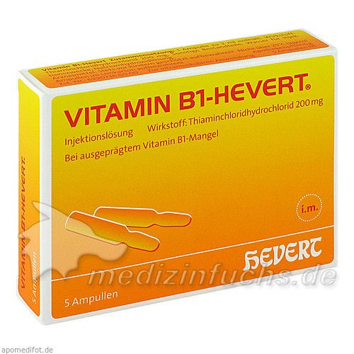 VITAMIN B1 Hevert Ampullen, 5 ST