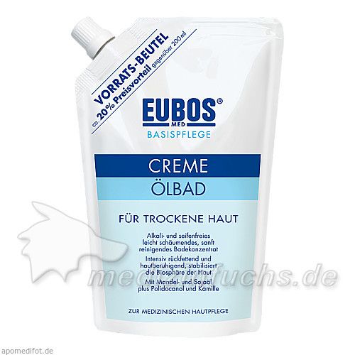 Eubos Creme Oelbad Nachf Btl, 400 ML