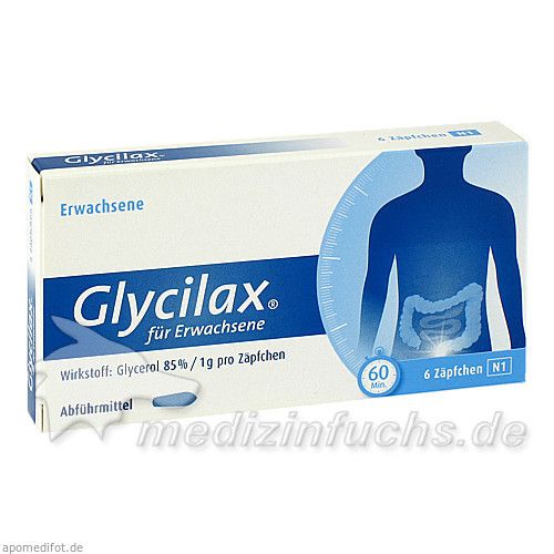 GLYCILAX FUER ERWACHSENE, 6 ST