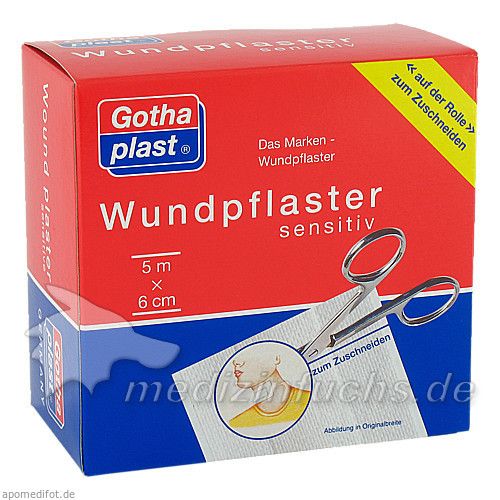 GOTHAPLAST SENSITIV 5MX6CM, 1 ST