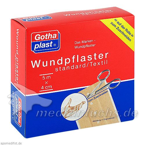 GOTHAPLAST WUNDPFLASTER STANDARD 5mx4CM, 1 ST