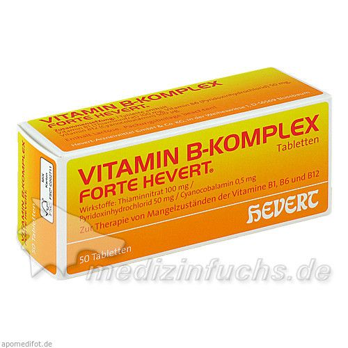 VITAMIN B Komplex forte Hevert Tabletten, 50 ST