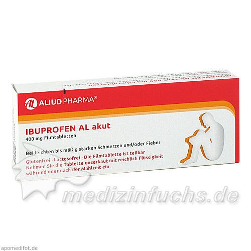 Ibuprofen AL akut 400mg Filmtabletten, 20 ST