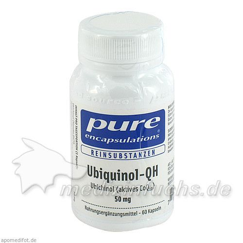 PURE ENCAPSULATIONS UBIQUINOL-QH 50MG, 60 ST