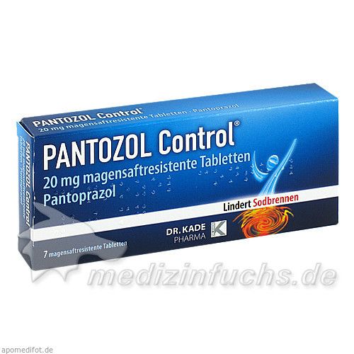 Pantozol Control 20mg, 7 ST