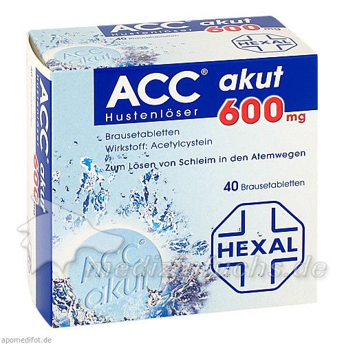 ACC akut 600 Hustenlöser Brausetabletten, 40 ST