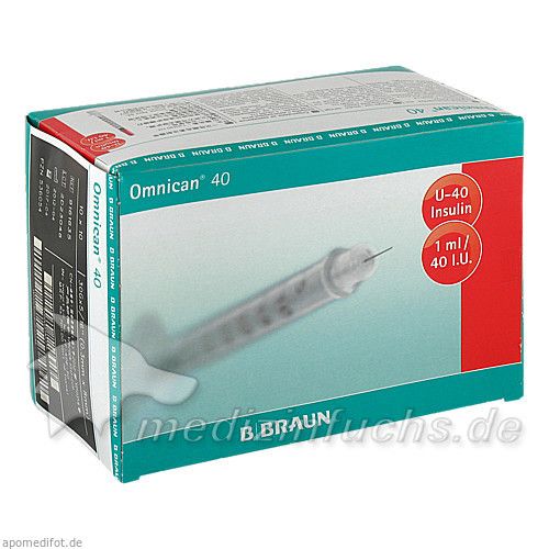 Omnican 40 1.0ml 0.30x8mm, 100 ST