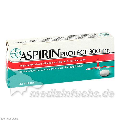 ASPIRIN Protect 300 mg magensaftres.Tabletten, 42 ST