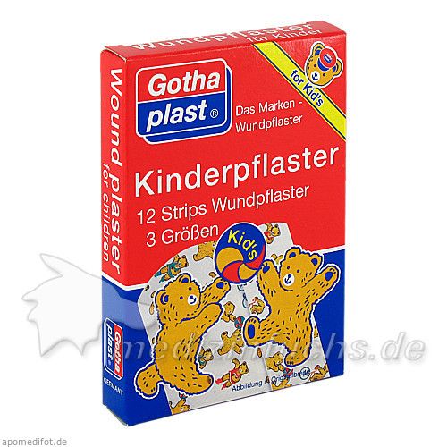 Gothaplast Kinderpflaster Strips, 12 ST