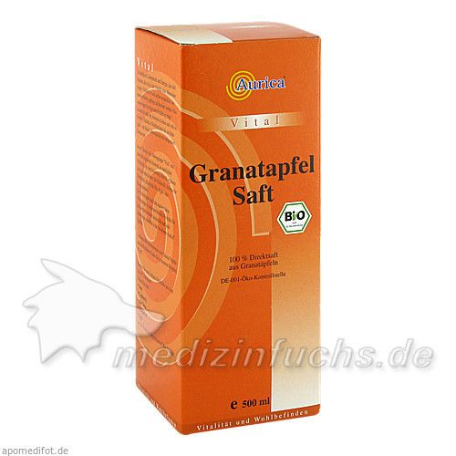 Granatapfel 100% Direktsaft Bio, 500 ML