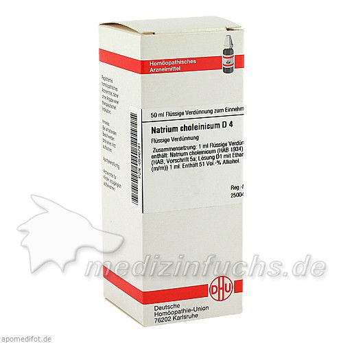 NATRIUM CHOLEINICUM D 4, 50 ML