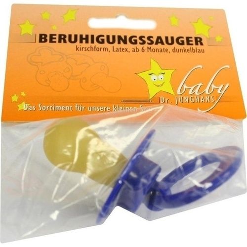 SAUGER Beruhigung Dunkelblau Gr Scheibe Gr Kirsch, 1 ST