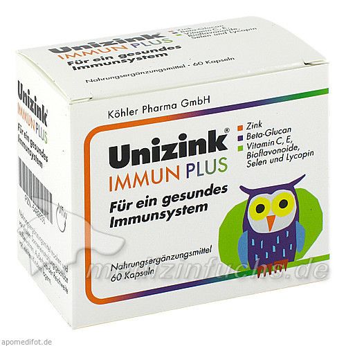 Unizink Immun Plus, 1X60 ST