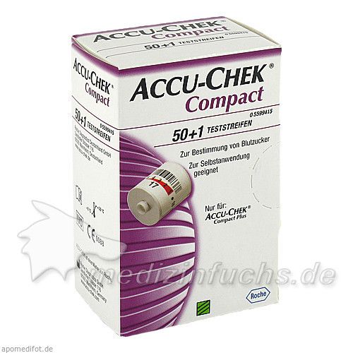 ACCU-CHEK Compact Teststreifen, 50 ST