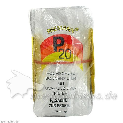 P 20 Sonnenschutz UVB+UVA, 10X10 ML