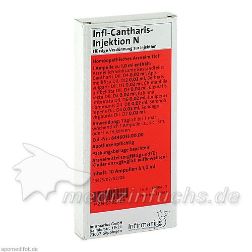 Infi-Cantharis-Injektion N, 10X1 ML