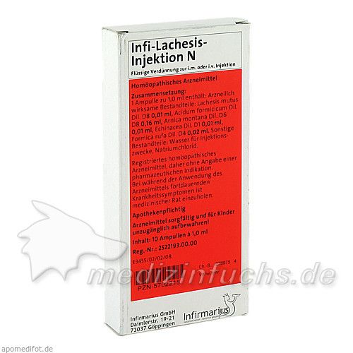 Infi-Lachesis-Injektion N, 10X1 ML