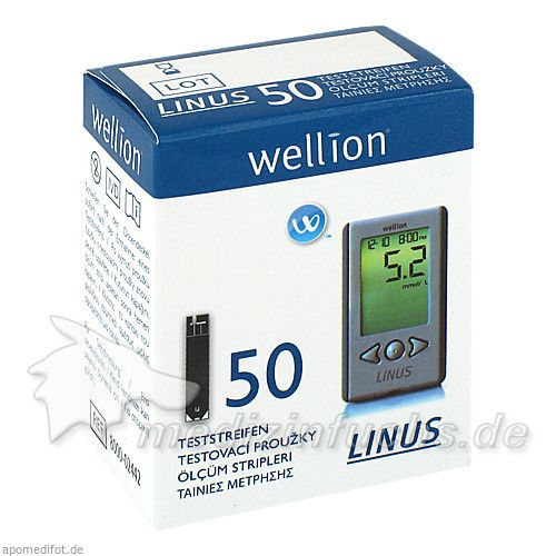 WELLION LINUS Blutzuckerteststreifen, 50 ST