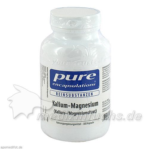 PURE ENCAPSULATIONS KALIUM-MAGNESIUM (CITRAT), 180 ST