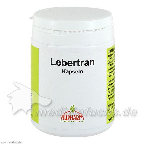 Lebertran Kapseln (500mg), 200 ST