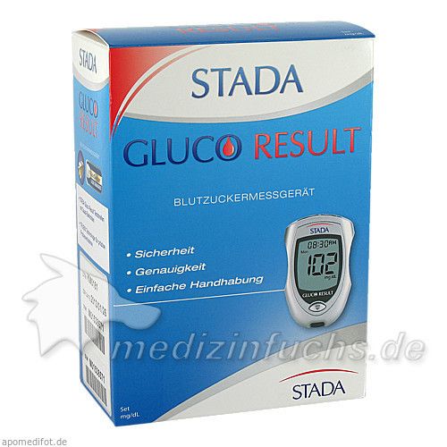 STADA GLUCO RESULT BLUTZUCKERMESSGERÄT MG/DL, 1 ST