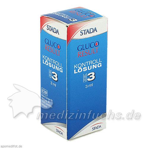 STADA GLUCO RESULT KONTROLLLLSUNG LEVEL 3, 3 ML