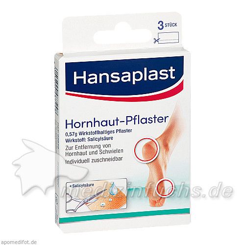 Hansaplast Hornhautpflaster, 3 ST