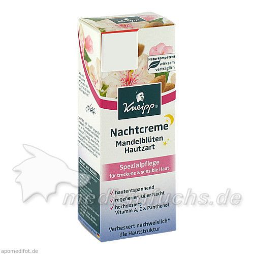 Kneipp Nachtcreme Mandelblüten Hautzart, 50 ML