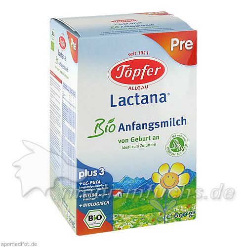 Töpfer Lactana Bio Pre, 600 G