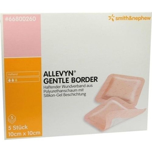 Allevyn Gentle Border 10cmx10cm, 5 ST