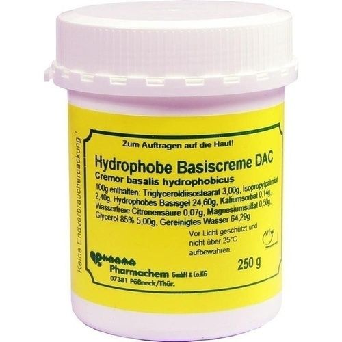 HYDROPHOBE Basiscreme DAC, 250 G