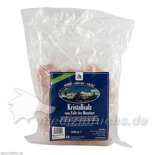 Kristallsalz Solebrocken, 1000 G