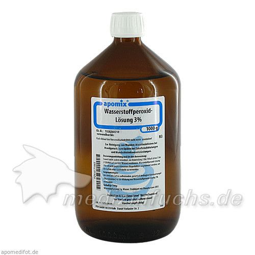 WASSERSTOFFPEROXID 3% DAB 10 L, 1000 G