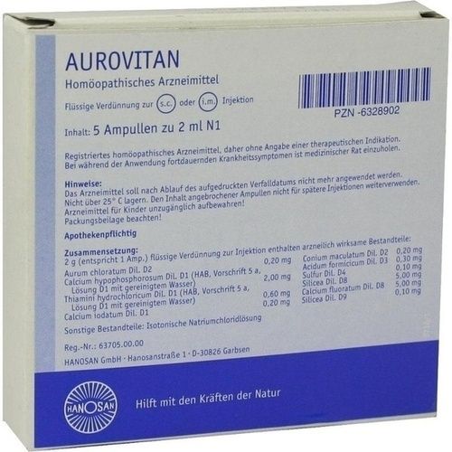 Aurovitan Ampullen, 5X2 ML