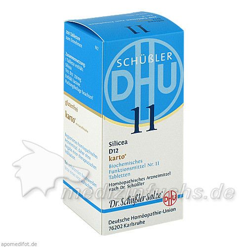 Biochemie DHU 11 Silicea D12 Karto, 200 ST