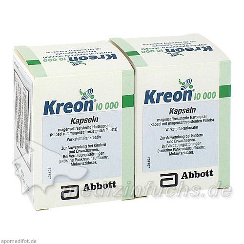 KREON 10.000 Hartkps.m.magensaftr.überz.Pellets, 100 ST