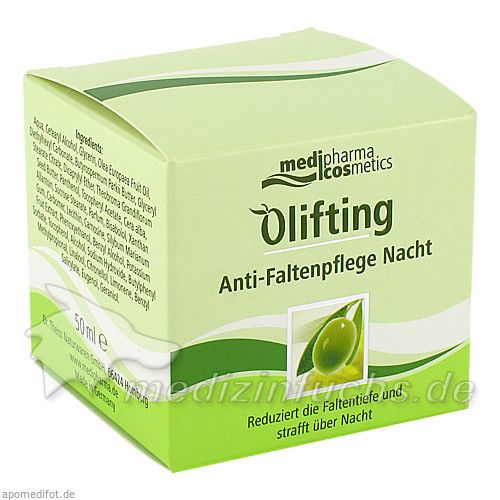 Olivenöl Olifting Anti Faltenpflege Nacht, 50 ML